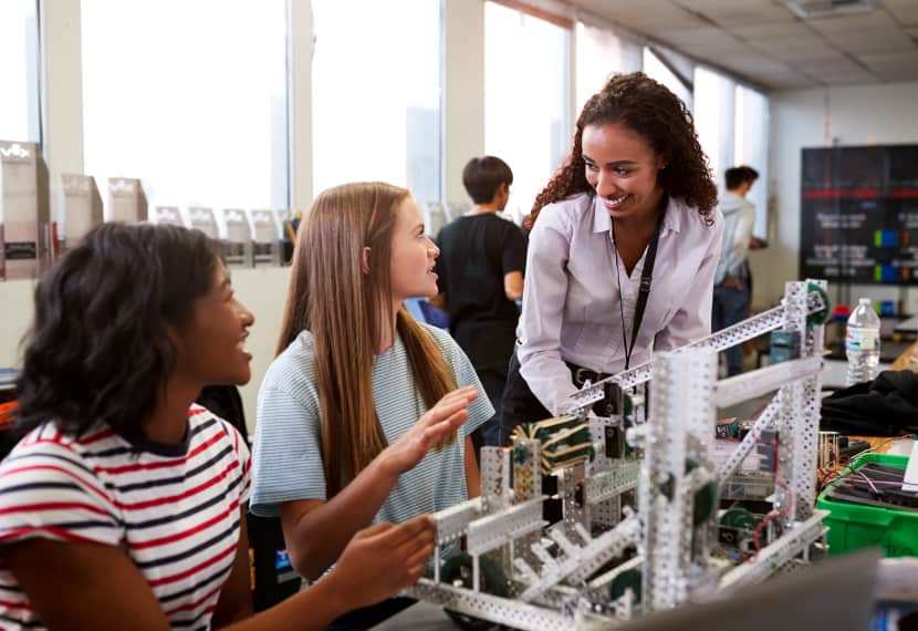 students in a classroom setting